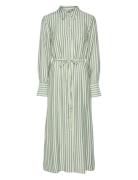 Yaskaya Ls Long Shirt Dress S. Noos Green YAS