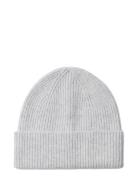 Slmmason Merino Wool Beanie Grey Selected