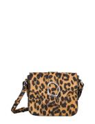 Leopa Leather Iris Buckle Bag Brown Becksöndergaard