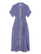 Blakell Maxi Dress Ss Navy Lollys Laundry