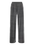 Slfanita Tinni Hw Relaxed Pants Black Selected