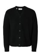 Slhcody Ls Knit Relaxed Cardigan Black Selected