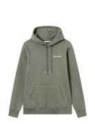Wwfred Hoodie Chest Print Green WOOD WOOD