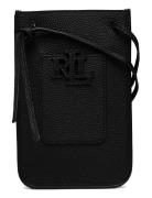 Pebbled Cameryn Crossbody Tech Case Black Lauren Ralph Lauren
