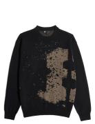 Sprayed 89 Gr Relaxed R Knit Brown G-Star