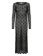 Mwrita Boatneck Ls Dress Black My Essential Wardrobe