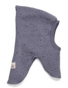 Balaclava All Over Emb. Wool Blue Huttelihut