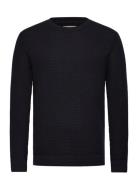 Jprblubarkley Knit Crew Neck Ch Ln Navy Jack & J S