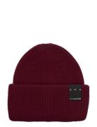 Cph Beanie 3 Wool Mix Burgundy Burgundy Copenhagen Studios