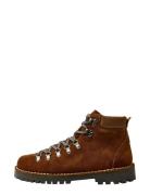 Slmalfred Suede W Hiking Boot Brown Selected
