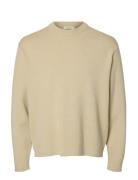 Slhteller Fn Relaxed Crew Neck Noos Cream Selected