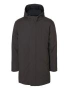 Slhfranklin Urban Tech Parka Noos Brown Selected