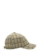 Cap With Check Visor Patterned Mango