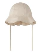 Nbnzilu Uv Hat W/ Earflaps Cream Name It