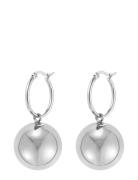 Globe Maxi Hoop Gold Silver Bud To Rose