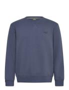 Essential Logo Crew Sweatshirt Blue Superdry