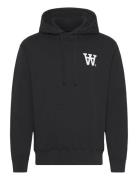 Wwcass Aa Print Hoodie 25219 Black WOOD WOOD