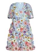 Yasflowering Ss Dress - Show Blue YAS