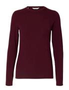 Slwmanja Ls O-Neck Noos Burgundy Selected