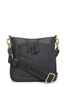 Pebbled Lthr/Web-Cmryn Sm Crs-Cxb-S Black Lauren Ralph Lauren