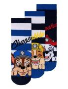 Nmmmatthew Paw 3P Sock Cplg Patterned Name It