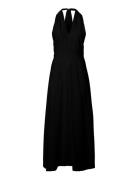 Slflisa Regular Halterneck Dress B Black Selected