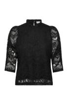 Liloull Blouse 3/4 Black Lollys Laundry