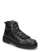 Slmalfred Leather W Hiking Boot Black Selected