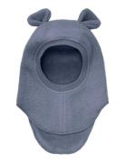 Balaclava Ears Wool Blue Huttelihut