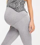 Cotton:On Maternity crop activewear leggings in grey