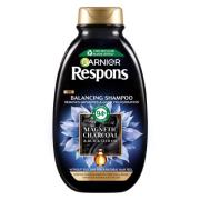 Garnier Respons Magnetic Charcoal Shampoo 400 ml