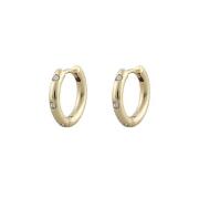Snö Of Sweden Thursday Small Ring Earring - Gold/Clear
