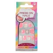 Depend Press on Nails for Children Pink Star