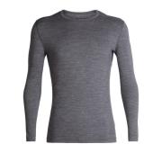 Icebreaker Men's 200 Oasis Long Sleeve Crewe Gritstone Hthr-013