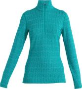 Icebreaker Women's Mer 260 Vertex Long Sleeve Half Zip Herenga Flux Gr...