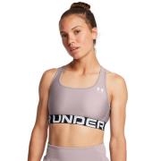 Under Armour Women's HeatGear® Armour Mid Branded Sports Bra Tetra Gra...