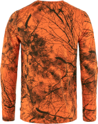 Fjällräven Men's Värmland Wool Long Sleeve Orange Multi Camo