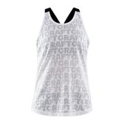 Craft Women's Core Charge Logo Singlet White