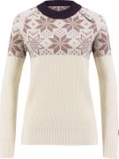 Ulvang Women's Rav Kiby Roundneck Vanilla/Woodrose/Plum Perfect