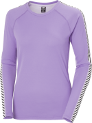 Helly Hansen Women's LIFA Active Stripe Crew Base Layer Heather