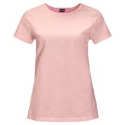 Jack Wolfskin Women's Nata River Shortsleeve Blush Pink Stripes