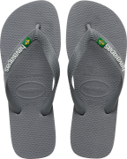 Havaianas Men's Brasil Logo Steel Grey/Grey