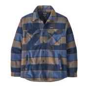 Patagonia Men's Lw Insulated Fjord Flannel Shirt William: Smolder Blue