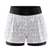 Craft Women's Core Charge Logo Shorts Black/White