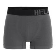 Hellner Men's Svierkku Seamless Boxer Asphalt