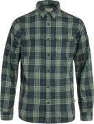 Fjällräven Men's Övik Travel Long Sleeved Shirt Dark Navy/Patina Green