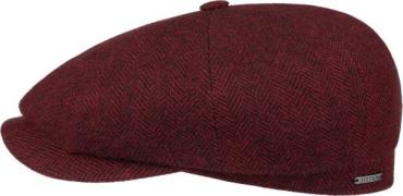 Stetson Men's Hatteras Wool Herringbone Red