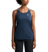 Haglöfs Women's Ridge Tank Tarn Blue Solid