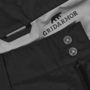 Gridarmor Men's Storfosna 3-Layer Shell Pants Side Zip Jet Black