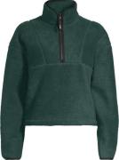 Casall Women's Pile Half Zip Dark Pine